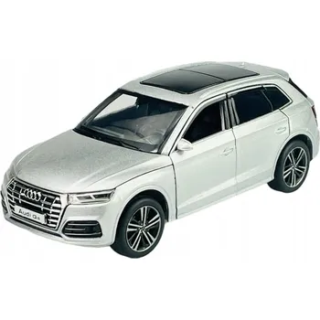 auto na autodráhu TAYUMO AUDI Q5 II STŘÍBRNÝ 1:32 NOVÝ KOVOVÝ MODEL 32140024
