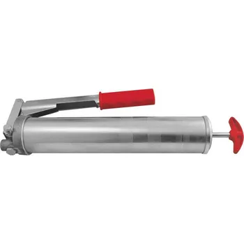 LUKO STROJÍRNY Ruční mazací lis pákový kovový, objem 500 ccm, plnící ventil , sáček - LK-M03653010