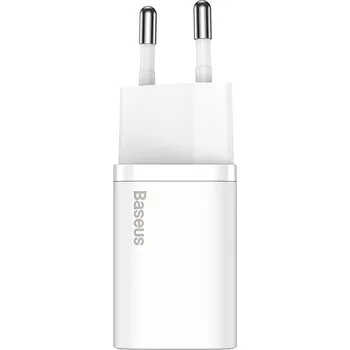 Mobilní telefon Nabíječka do sítě Baseus Super Si Quick Charger USB-C PD 20W White