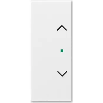 vypínač Kryt 2násobný levý/pravý, symbol "žaluzie" ABB Element 6220E-A02002 04 bílá / ledová bílá