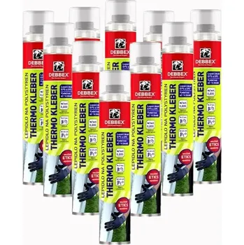 Stavební chemie 12x THERMO KLEBER lepidlo 750ml pistolové Den Braven