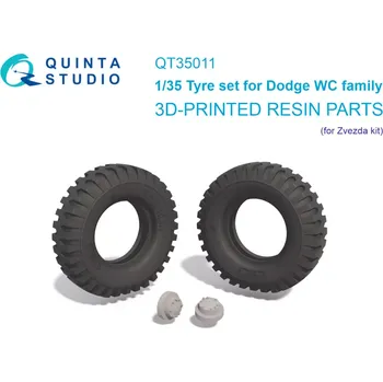 Plastikový model Quinta studio 1/35 Dodge WC Family tyre set (ZVE)