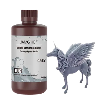 Filament Jamghe 10K Resin 1 L - Vodou omyvatelný (Water washable) Barva: Šedá (Grey) 10K Water washable