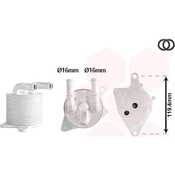 Motor automobilu Chladič oleje automatické převodovky VAN WEZEL 06013774