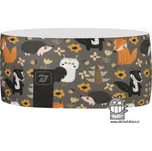 Čelenka funkční Baldo - vzor 64 lesní zvířátka / šedá S