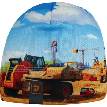 Čepice Funkční čepice Bruno - vzor 178 - stavební stroje - čepice na jaro / podzim M 52 - 54