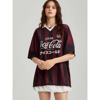 Dámská móda Oversize tričko s potiskem Coca-Cola - M - House - černá - 803ER-99X