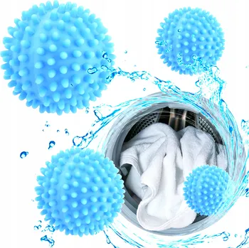 KULIČKY NA PRANÍ SUŠENÍ PRAČKY SUŠIČKY PRACÍ KULIČKY ZMĚKČOVACÍ 4ks