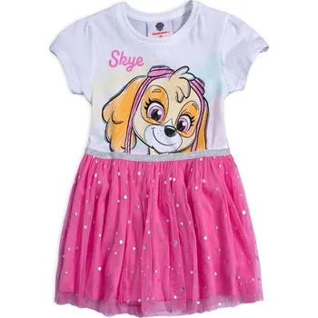 Dívčí šaty Dívčí tutu šaty PAW PATROL SKYE Velikost: 128