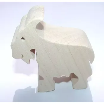 Dřevěná hračka Fauna Dřevěné zvířátko koza