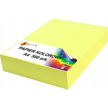 Barevný papír Barevný papír A4 80g pastelově žlutý 500 listů