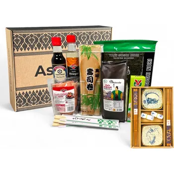 AsiaBox - AsiaBox | Dárkový set na přípravu Sushi Silver Plus I