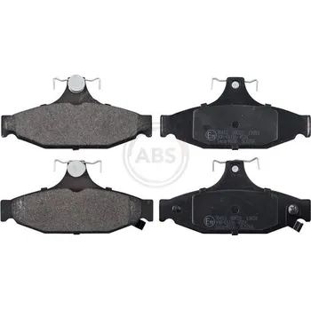 Brzdová destička Sada brzdových destiček, kotoučová brzda A.B.S. 38413
