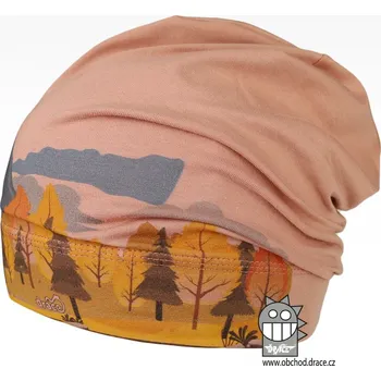 Čepice Bavlněná čepice Polo - vzor 45 - pudrová, les 46 - 48