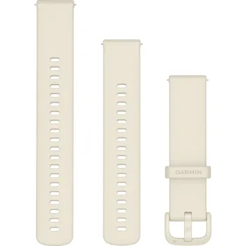 Řemínek na hodinky Garmin řemínek Quick Release 20, silikonový, Bone 010-12932-65 Šířka řemínku: 20