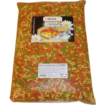 Krmivo pro rybičky DELIKA-PET Krmivo-jezír.ryby color premium 5kg