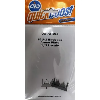 Plastikový model Quickboost 1/72 F4U-1 birdcage armor plate (TAM)