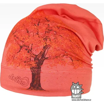 Čepice Bavlněná čepice Polo - vzor 28 - terakota, strom 48 - 50