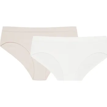 Kalhotky DÁMSKÉ KALHOTKY 2PAK BAIT 42856 SS25 BEŻ-ECRU M