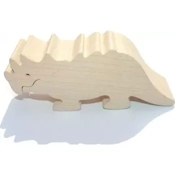 Dřevěná hračka Fauna Dřevěné zvířátko Triceratops
