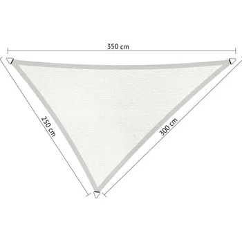 Stínicí technika Lazy Momo Sluneční trojúhelník basic 2,5 x 3,0 x 3,5 m Barva: Bílá