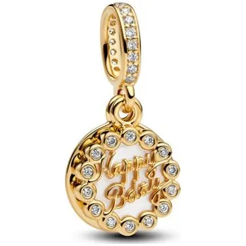 Přívěsek Visací přívěsek PANDORA Narozeninový dort Happy Birthday 763787C01