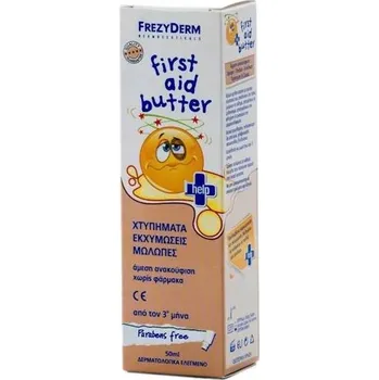 Tělový krém Zklidňující máslo pro děti FrezyDerm First Aid Butter 50 ml (proti bolesti)