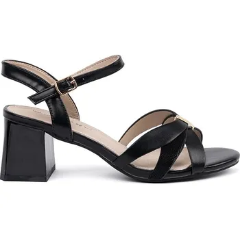 Dámské sandále Goodin Módní sandály dámské černé na širokém podpatku 36
