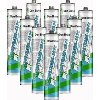 Tmel 12x PU 50 FC polyuretanový tmel 300 ml šedá Den Braven
