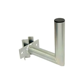 Příjem digitálního pozemního vysílání Držák antény 20cm s vinklem, (na stožár 60-110mm), trubka 42/2mm, zinek Galva