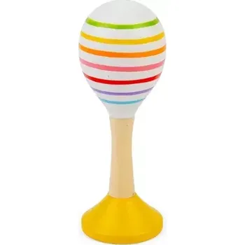 Hudební nástroj pro děti Bigjigs Toys Rumba koule junior sada 2 ks žlutá