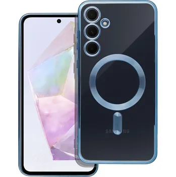 Pouzdro na mobilní telefon Electro MAG pouzdro / kryt s MagSafe / Samsung Galaxy A35 5G clear / blue