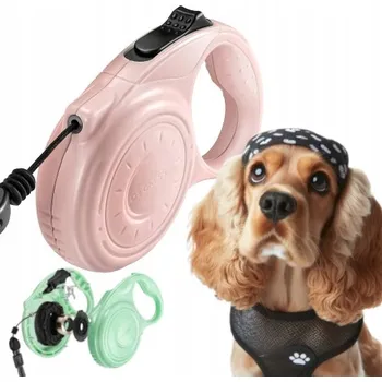 Vodítko pro psa VODÍTKO PRO PSA automatické LANKO navíjecí s aretací 4m do 20kg DOGNESS vel. M