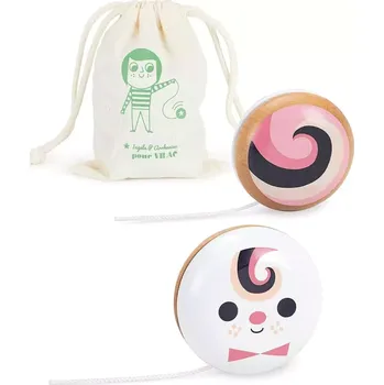 Dřevěná hračka Vilac Jojo Obličej bílé