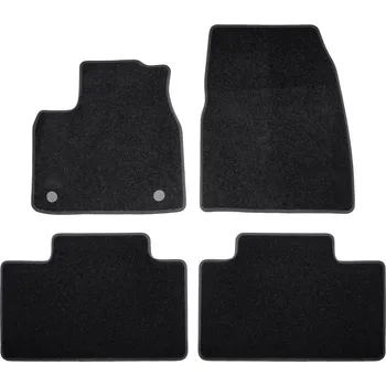 autokoberec Premium black velurové autokoberce Renault Scenic e-tech 2024-4ks