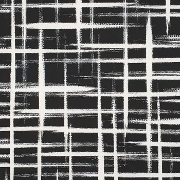 Úplet SCUBA černo-bílý vzor š.150