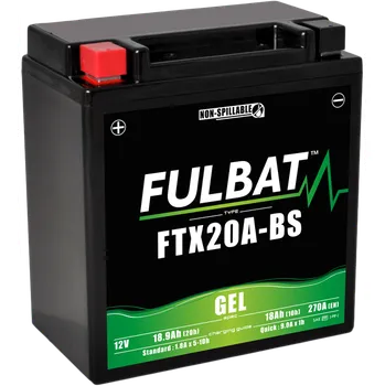 Motobaterie Gelová baterie fulbat ftx20a-bs gel 550994