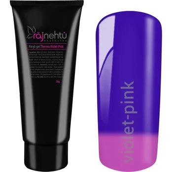 Umělé nehty Ráj nehtů Akryl-gel v tubě - Thermo Violet-Blue 30g