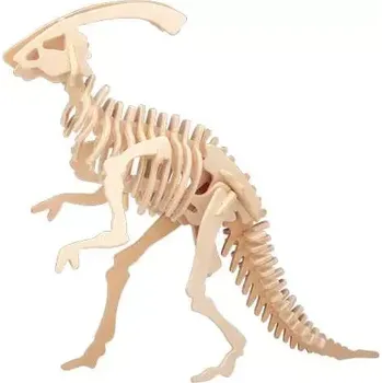 3D puzzle Woodcraft construction kit Woodcraft Dřevěné 3D puzzle Parasaurolophus malý