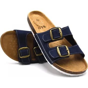 Pánské pantofle Pánské korkové biopantofle modré Velikost: 46