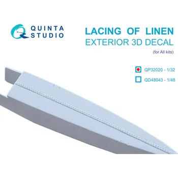 Plastikový model Quinta studio 1/32 Lacing of linen (All Kits)