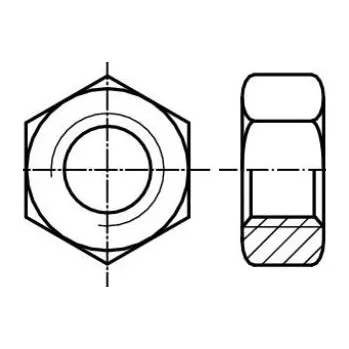 Matice Matice šestihranné přesné dle čsn 1401 m 8 A2-70 nerez