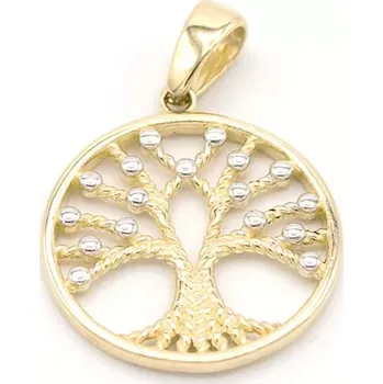 Přívěsek B&B Goldinvestic přívěsek strom života žlutá