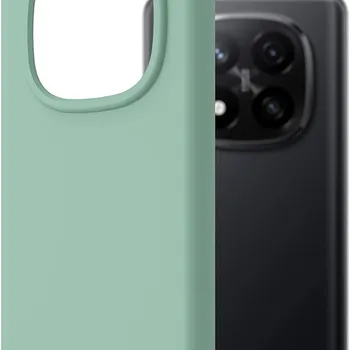 Pouzdro na mobilní telefon AlzaGuard Premium Silicone Case pro Xiaomi Redmi Note 14 Pro+ světle zelený