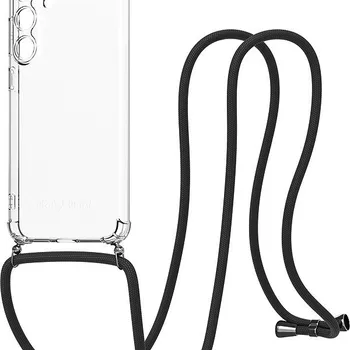 Pouzdro na mobilní telefon AlzaGuard Luxe Lanyard Case pro Samsung Galaxy S25+ 5G černý