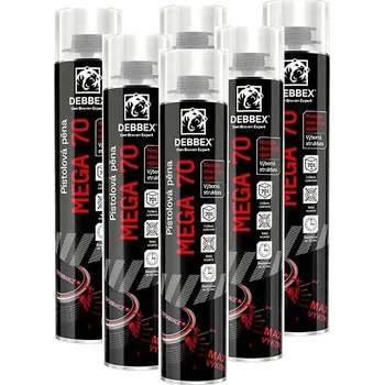 Stavebniny 12x Pistolová pěna MEGA 70 870ml Den Braven