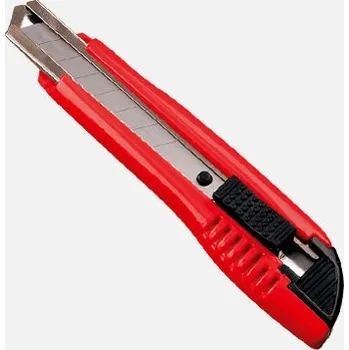 Pracovní nůž DEN BRAVEN Odlamovací nůž 18 mm s vodící lištou samo aretační