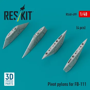 Plastikový model Reskit 1/48 Pivot pylons for FB-111 (4 pcs.)