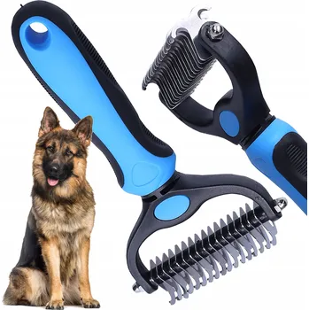 Kartáč pro zvířata Trimovací hřeben, kartáč na dlouhou, vlnitou srst psů, koček, koní a dalších zvířat