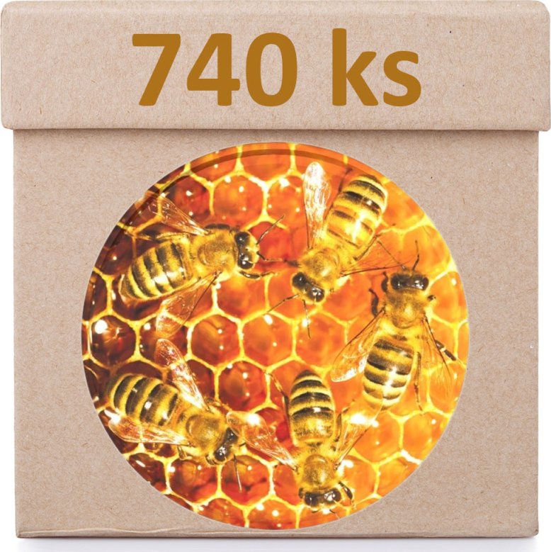 Víčko na sklenici TO-82 - Plástev se včelami - Krabice 740 ks